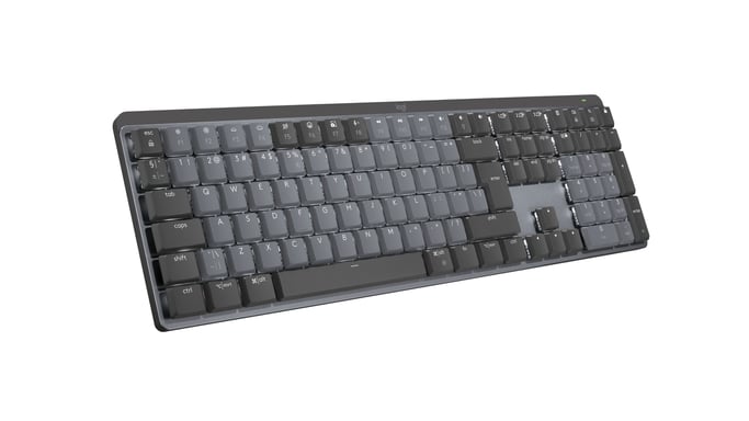Logitech 920-010757 Tastiera da tavolo RF senza fili + Bluetooth QWERTY US International Graphite, Grigio