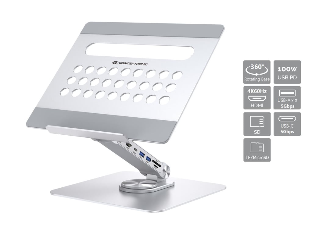 Conceptronic DONN27G Support de livres Supports de Laptop Neuf