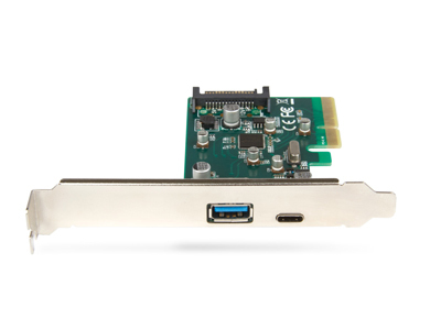 Hamlet HUSB312TCPCX carte et adaptateur d'interfaces Interne USB 3.2 Gen 1 (3.1 Gen 1)