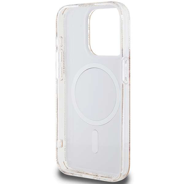 Guess Coque IML GCube MagSafe pour iPhone 15 Pro Max Marron - vue 3