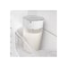 Carafe à lait JURA 24313 0,5 L verre strié couvercle inox pivotant 2 adaptateurs silicone Blanc