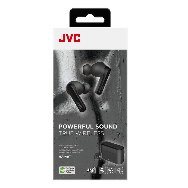 Écouteurs JVC HA-A9T – True Wireless, Étanchéité IPX5, Autonomie 30h - vue 9