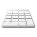 Satechi ALUMINUM RECHARGEABLE BT KEYPAD SILV. GR Numérique Bluetooth Argent