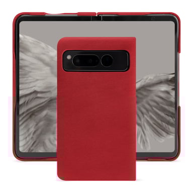 Coque cuir Google Pixel Fold -  - Rouge - Cuir lisse premium