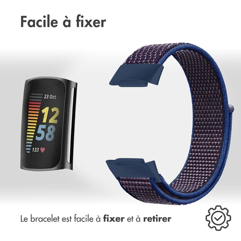 imoshion Bracelet en nylon pour le Fitbit Charge 5 Taille Neuf - vue 8