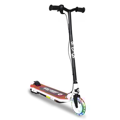 Kid-55 Flash rouge – Trottinette électrique enfant LED - 30W, 10 km/h, 12V/5Ah, 40 min