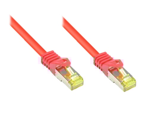 Alcasa RJ45/RJ45, 30 m cable de red Rojo Cat7 S/FTP (S-STP)