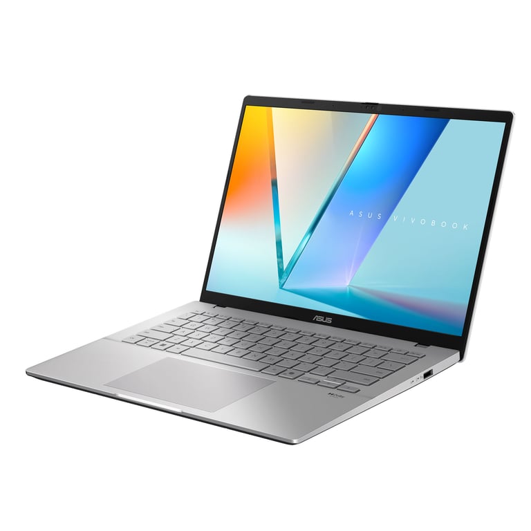 ASUS PC portable 14 OLED AMD Ryzen AI 5 330 SSD Windows 11 Pro Clavier AZERTY rétroéclairé Alu - vue 2