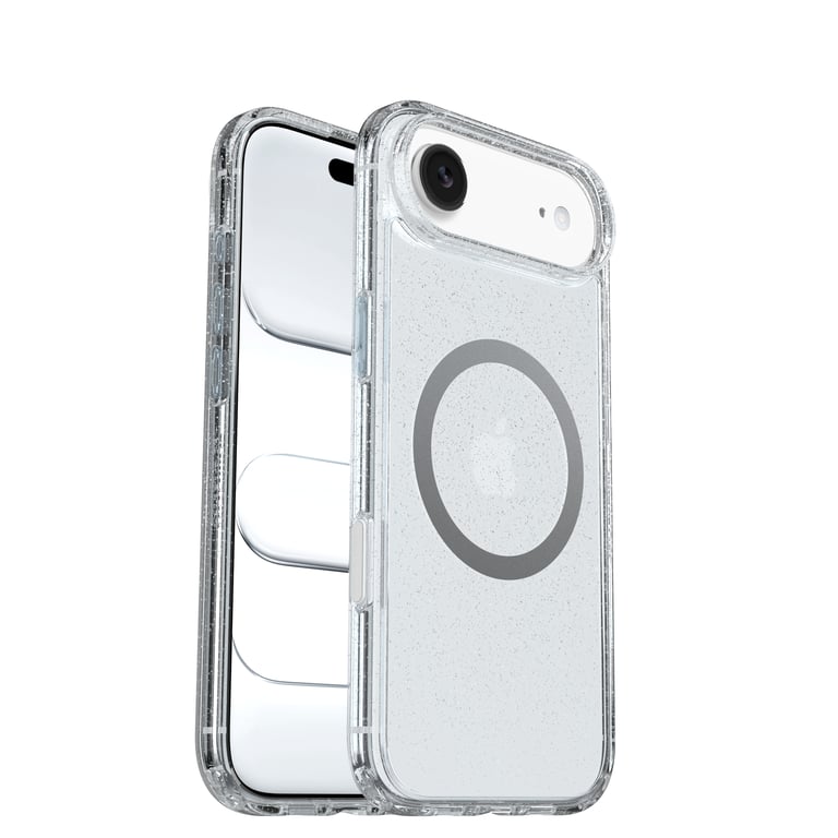 OtterBox Symmetry Series Clear MagSafe Stardust Clear iPhone Air - vue 4