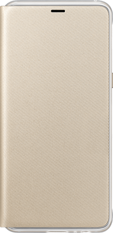 Etui folio Neon Samsung EF-FA530PF doré pour Galaxy A8 A530 2018