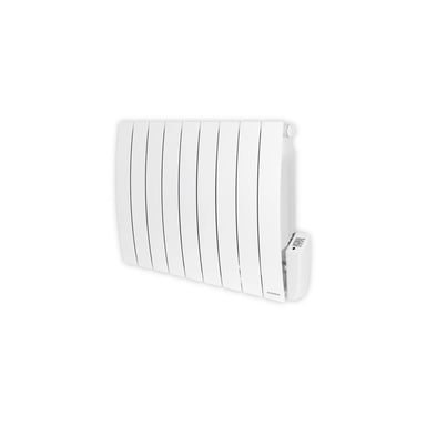 Thinfga18 - Radiateur Aluminium Galbé à Inertie Fluide - 1800w - Programmation Hebdomadaire - Déte