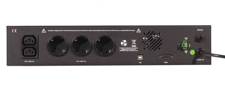 Riello IDR 1200 alimentation d'énergie non interruptible 1 2 kVA 5 sortie CA Neuf - vue 2