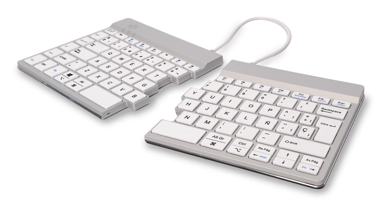 R Go Tools Clavier ergonomique R Go Split Break avec logiciel de pause clavier ergonomique divisé QWERTY ES Bluetooth Neuf - vue 3