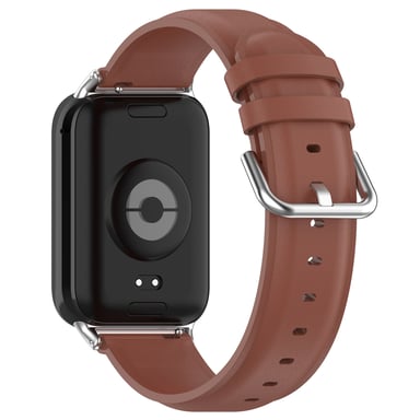 Bracelet de montre en cuir pour Xiaomi Smart Band 9 Pro Brown