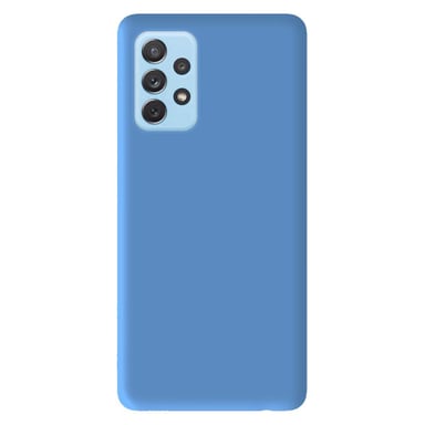 Coque silicone unie Mat Bleu compatible Samsung Galaxy A32 4G