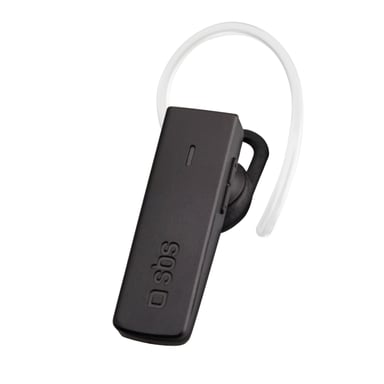 SBS TEEARSETBT310K Auriculares inalámbricos con ganchos, auriculares Bluetooth para música/llamadas Negro
