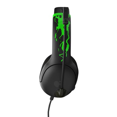 PDP Airlite Glow Auriculares Alámbrico Diadema Juego Negro, Verde