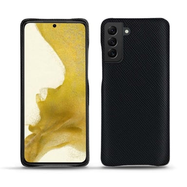 Coque cuir Samsung Galaxy S22 -  - Noir - Cuir saffiano