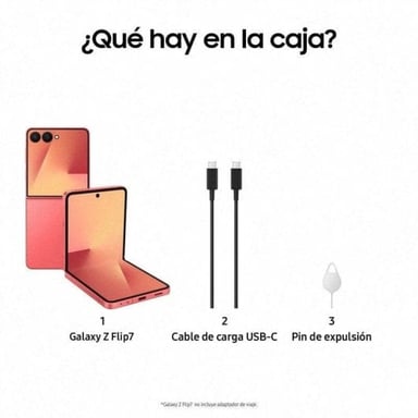 Galaxy Z Flip7 (5G) 512Go, Coral