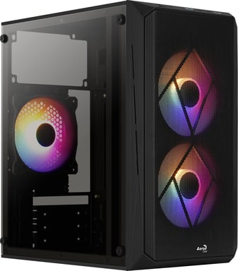Aerocool CS107V2 Mini Torre Centrale Nero