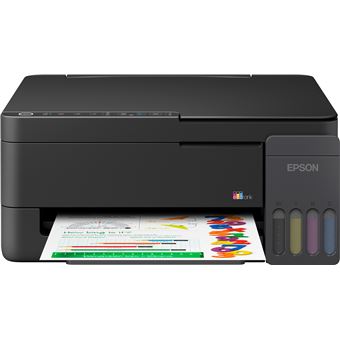 Impresora multifunción de inyección de tinta Epson EcoTank ET-2915 Wi-Fi A4 Negra hasta 1200 x 2400 dpi