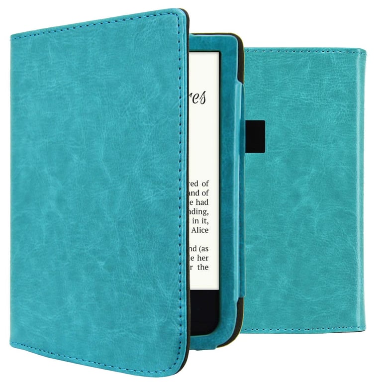 imoshion Étui de liseuse portefeuille en cuir végan pour Pocketbook Touch Lux 5 / HD 3 / Basic Lux 4 / Vivlio Lux 5 Neuf - vue 4