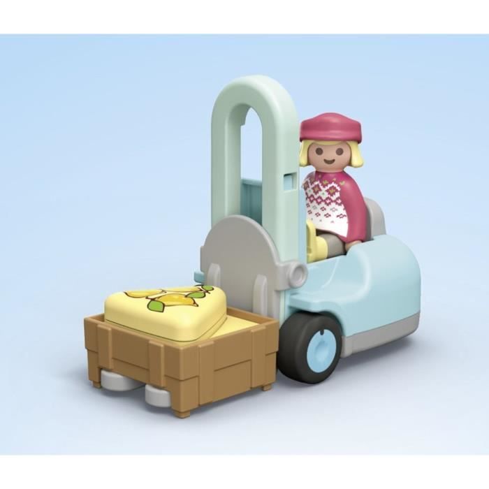 PLAYMOBIL Junior 71691 Etal fruits légumes bio, Des 12 mois - Neuf