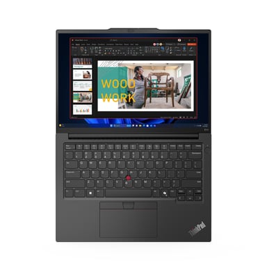 Lenovo ThinkPad E14 Gen 6 (Intel) Intel Core Ultra 5 125U Portátil 35,6 cm (14'') WUXGA 32 GB DDR5-SDRAM 1 TB SSD Wi-Fi 6E (802.11ax) Windows 11 Pro Alemán Negro
