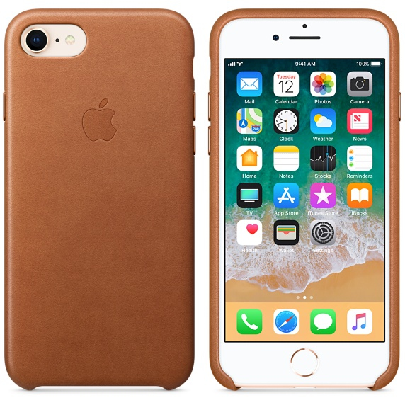 Coque en cuir pour iPhone 8 / 7 - vue 3