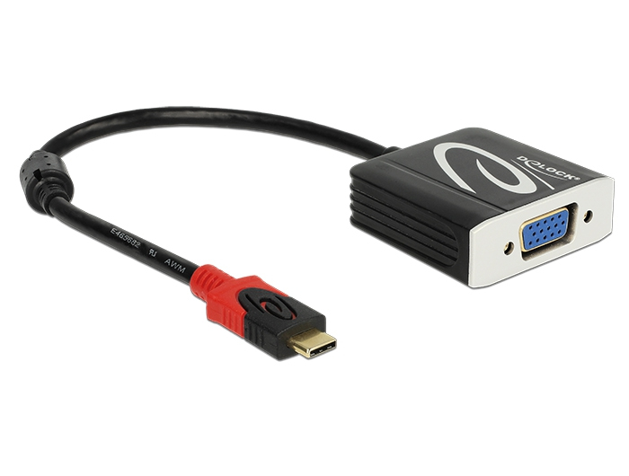 DeLOCK Convertisseur vidéo - DisplayPort - VGA - Pour la vente au détail