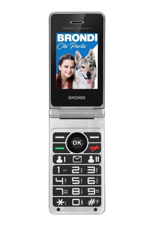Brondi Amico Prezioso 7 11 cm 2.8 Téléphone pour seniors Neuf - vue 2