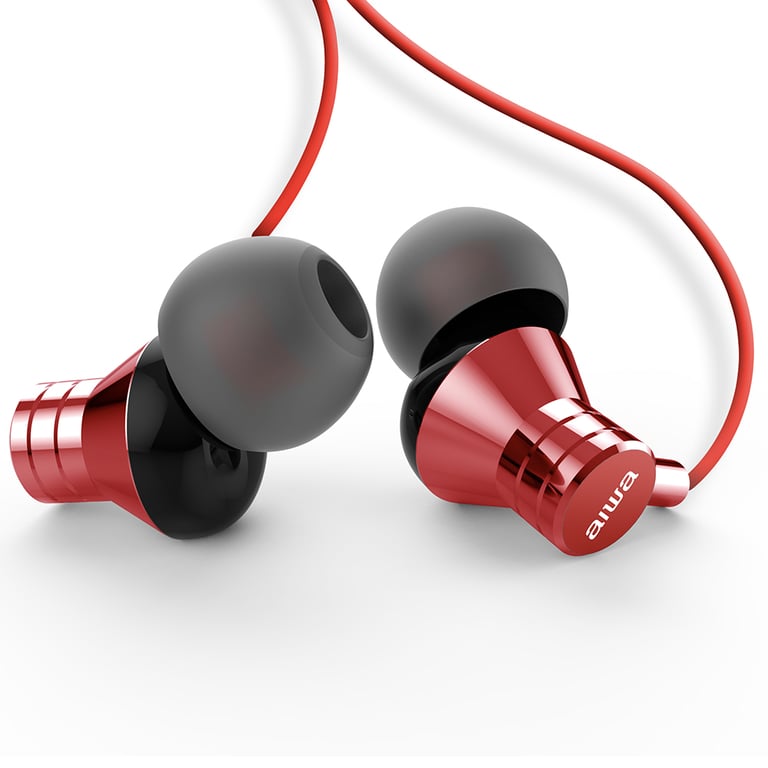 Casque Aiwa ESTM-50RD – Avec Fil, Écouteurs pour Musique, 1,2m - vue 3