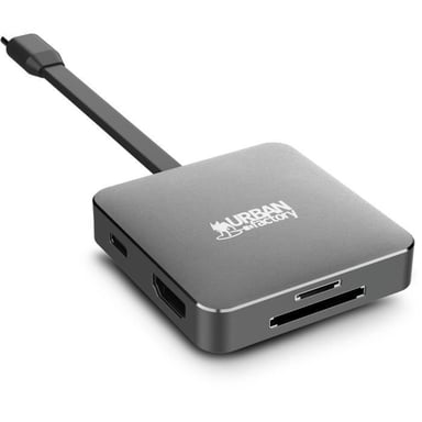 URBAN FACTORY - Estación mini USB TIPO-C de 100 W (TCM05UF)