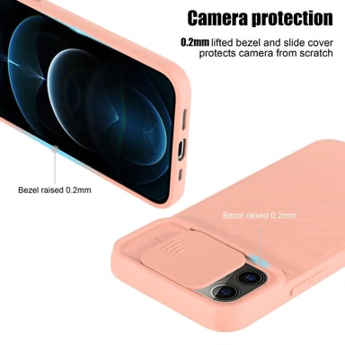 Coque pour Apple iPhone 13 PRO MAX en MAT ROUGE Housse de protection Étui en silicone TPU flexible et avec protection pour appareil photo
