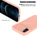 Coque pour Apple iPhone 13 PRO MAX en MAT ROUGE Housse de protection Étui en silicone TPU flexible et avec protection pour appareil photo