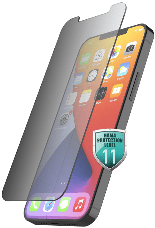 Protection d'écran verre véritable Privacy Apple iPhone 12/12 Pro