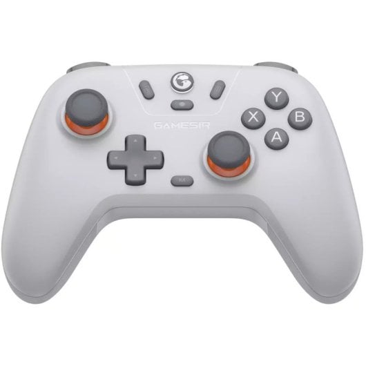 Manette sans fil tri-mode GameSir Nova Lite Hall effect Gris Blanc pour PC Windows Switch iOS Android avec DualVibration 6 axes Turbo - Neuf