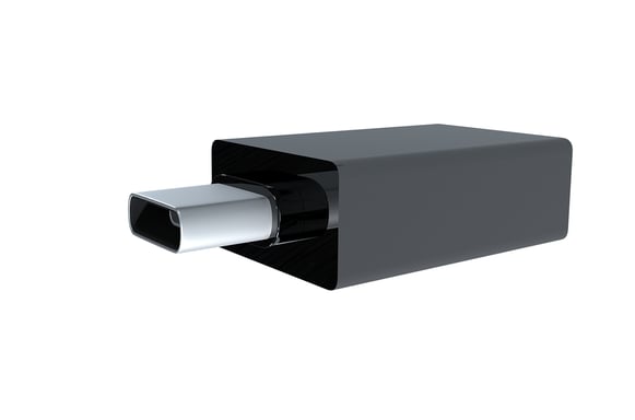 Gembird A-USB2-CMAF-01 changeur de genre de câble USB Type-C USB type-A Noir