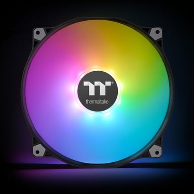 Thermaltake Pure 20 ARGB PC Case Fan Nero