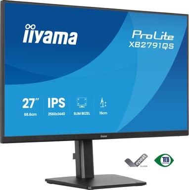 iiyama ProLite XB2791QS-B1 écran plat de PC 68,6 cm (27'') 2560 x 1440 pixels Quad HD LED Noir