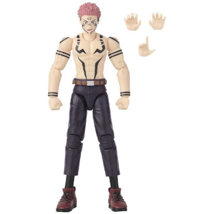 BANDAI Anime Heroes Jujutsu Kaisen Ryomen Sukuna Version Uniforme Figurine 17 cm Licence Officielle Jujutsu Kaisen Figurine d'action articulée Sukuna Jouet Enfant et + 36988 - vue 3