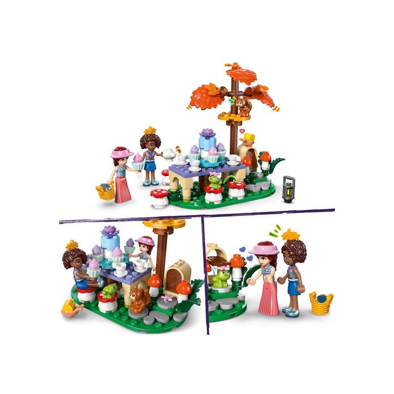 Jeu de construction LEGO Friends 42690 Forest Tea Party avec minidolls et animaux 116 pièces Blanc - Neuf