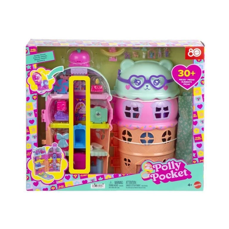Polly Pocket Coffret Maison Cornet de Glace Avec figurines Polly Pocket JFT91 - vue 4