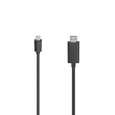 Hama 00200718 Cavo USB 1,5 m USB C HDMI Tipo A (Standard) Nero