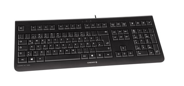 CHERRY KC 1000 clavier Bureau USB QWERTY Espagnole Noir - Neuf