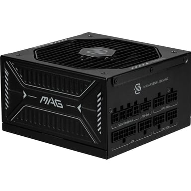 Fuente de alimentación modular para PC MSI MAG A1000GLS PCIE5 1000W 80 PLUS Gold negro