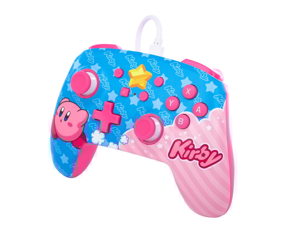 PowerA Manette filaire améliorée pour Nintendo Switch modèle Switch OLED et Nintendo Switch Lite accessoire de jeu manette de jeu manette filaire sous licence officielle Kirby - vue 3