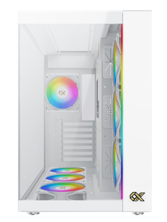Boitier PC Moyen Tour E ATX Xigmatek Ultra RGB avec panneaux vitrés - vue 7