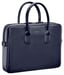 Bolsa para portátil/tablet 11-14'', Aspecto de piel, Parte inferior reforzada, Compatible con MacBook Air/Pro 13'', Azul