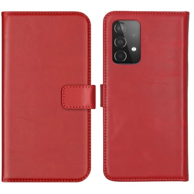 Selencia A526F43921203 coque de protection pour téléphones portables 16,5 cm (6.5'') Folio porte carte Rouge Samsung Galaxy A52 (4G), Galaxy A52s, Galaxy A52 (5G)